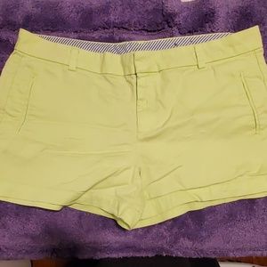 Jcpenny lime green shorts